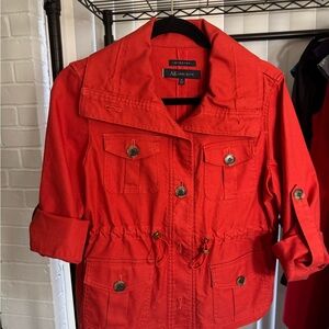 Anne Klein Women's Red Orange Jacket